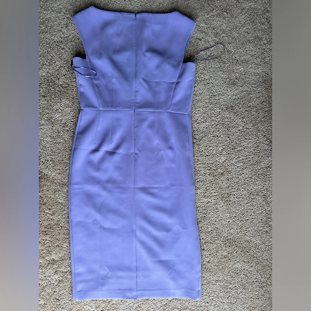 New Ann Taylor Lavender Square Neck Dress - Picture 3 of 14